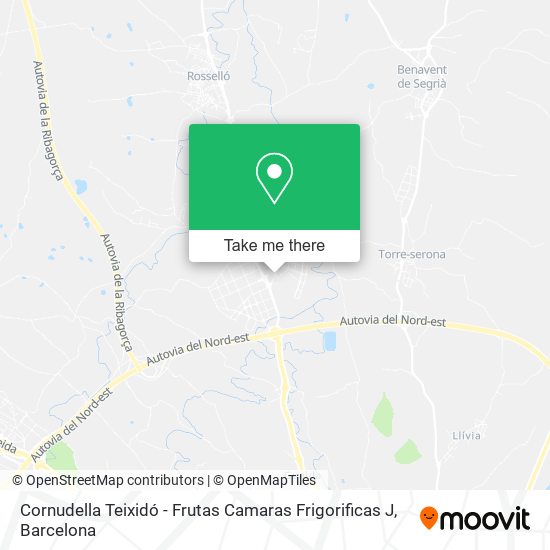 Cornudella Teixidó - Frutas Camaras Frigorificas J map