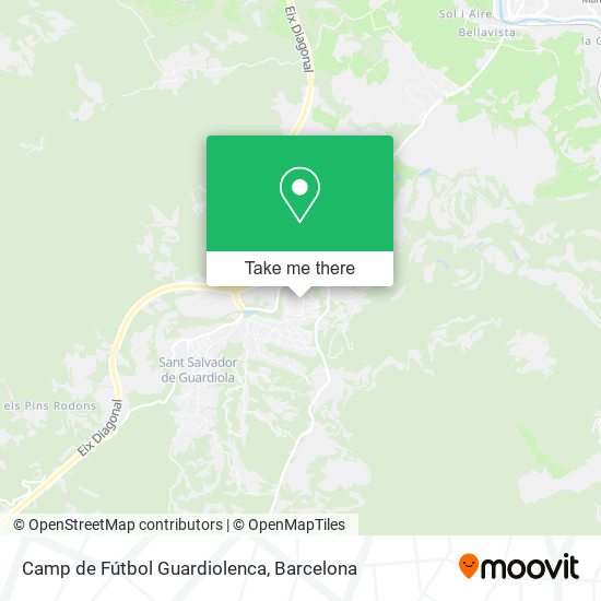 Camp de Fútbol Guardiolenca map