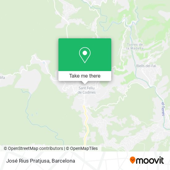José Rius Pratjusa map