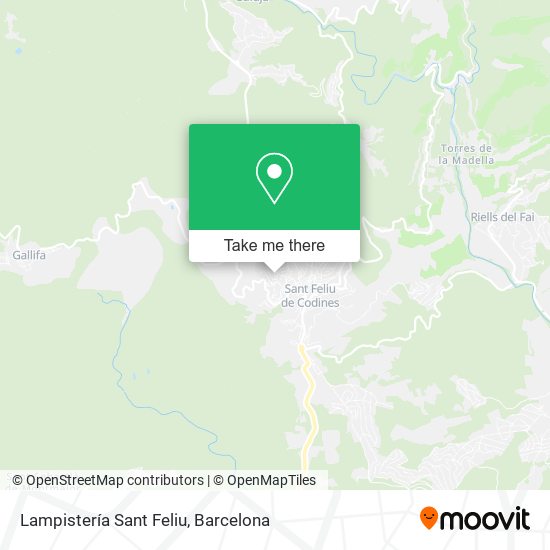 Lampistería Sant Feliu map
