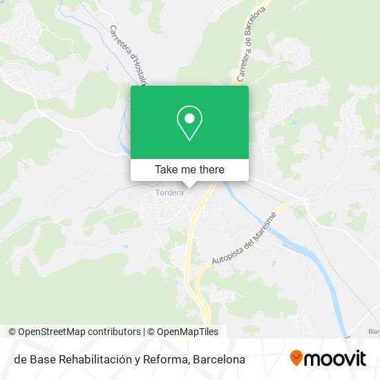 de Base Rehabilitación y Reforma map