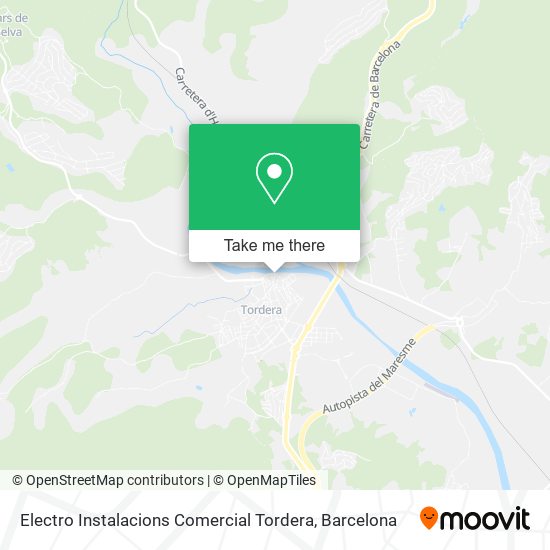 Electro Instalacions Comercial Tordera map