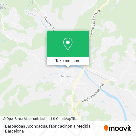 Barbacoas Aconcagua, fabricaciñon a Medida. map