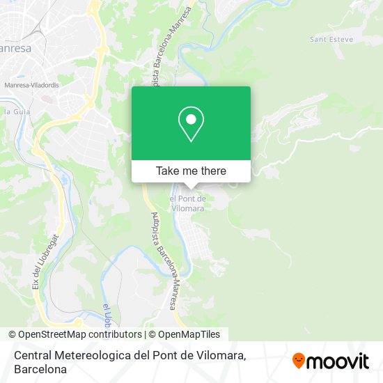 Central Metereologica del Pont de Vilomara map