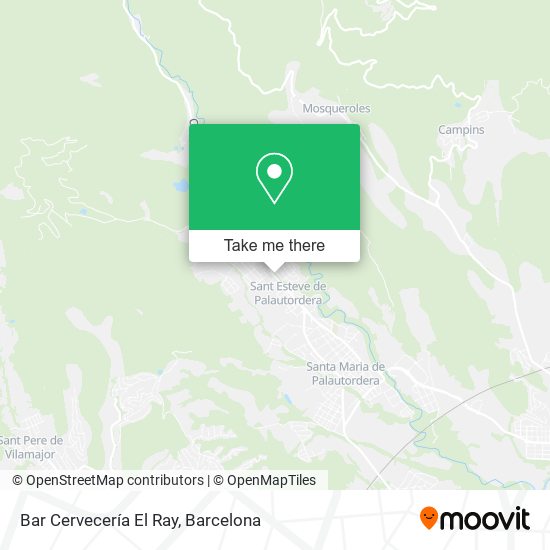 Bar Cervecería El Ray map