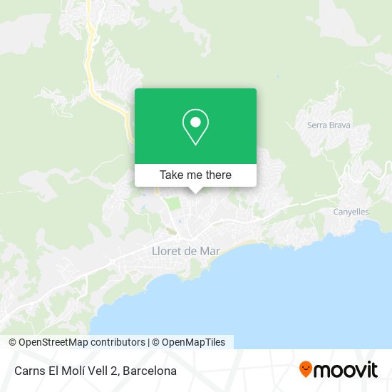 Carns El Molí Vell 2 map