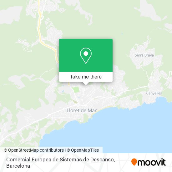 Comercial Europea de Sistemas de Descanso map