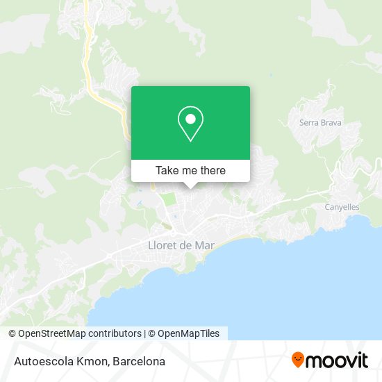 Autoescola Kmon map