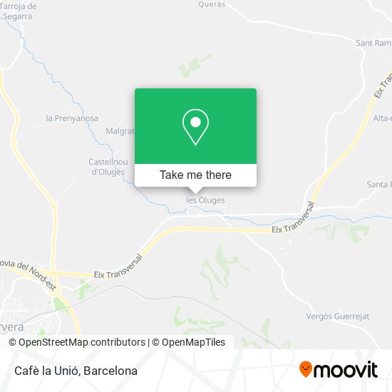 Cafè la Unió map