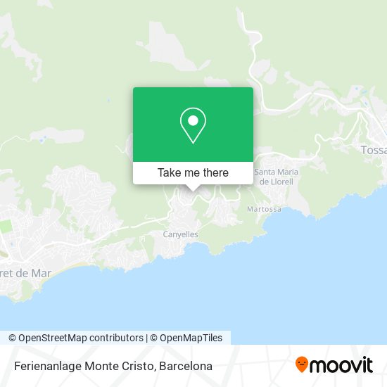 Ferienanlage Monte Cristo map