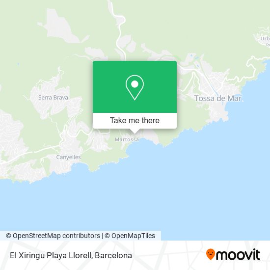 El Xiringu Playa Llorell map