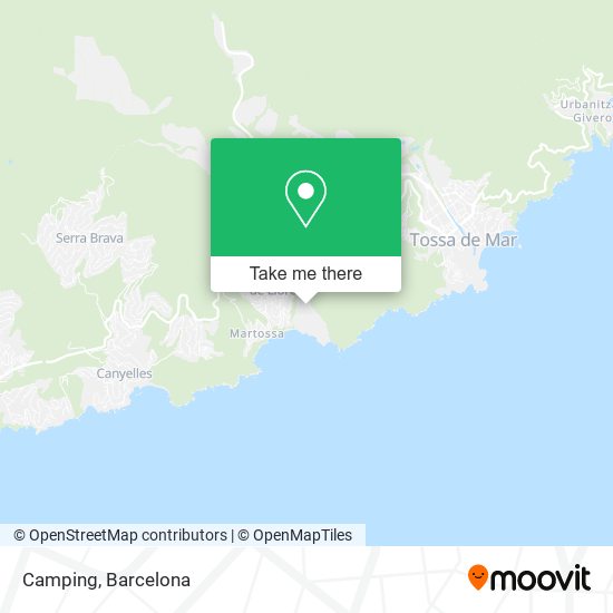 Camping map