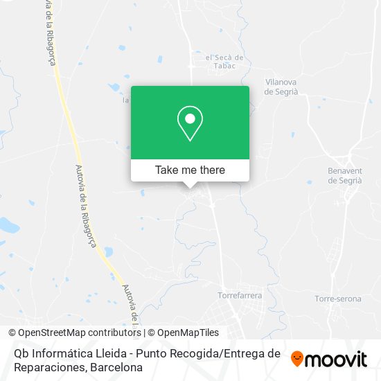 Qb Informática Lleida - Punto Recogida / Entrega de Reparaciones map