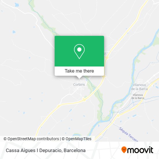 Cassa Aigues I Depuracio map