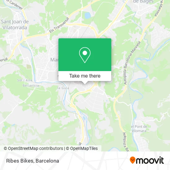 Ribes Bikes map