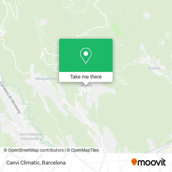 Canvi Climatic map