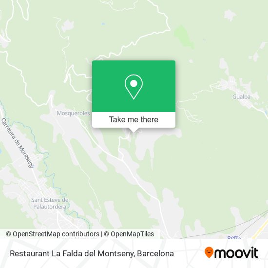 Restaurant La Falda del Montseny map