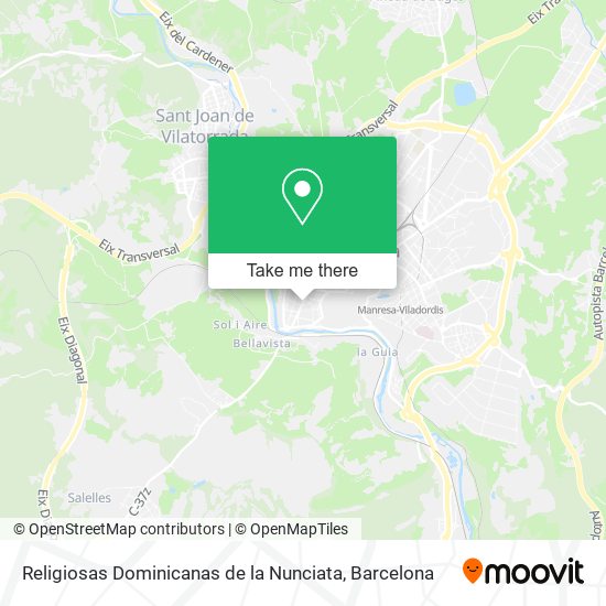 Religiosas Dominicanas de la Nunciata map
