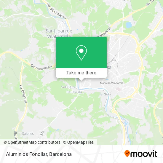 Aluminios Fonollar map