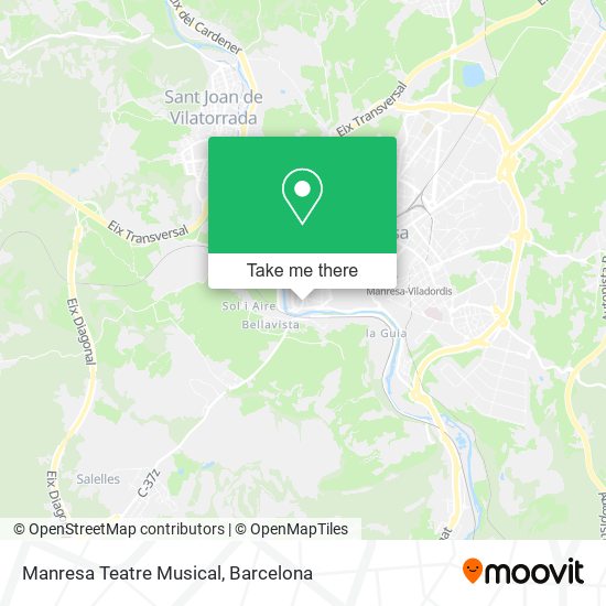 mapa Manresa Teatre Musical