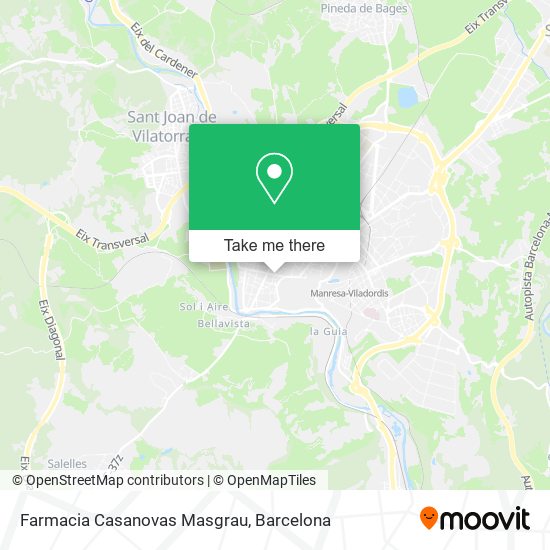 Farmacia Casanovas Masgrau map