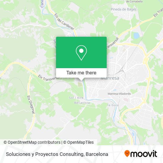 Soluciones y Proyectos Consulting map