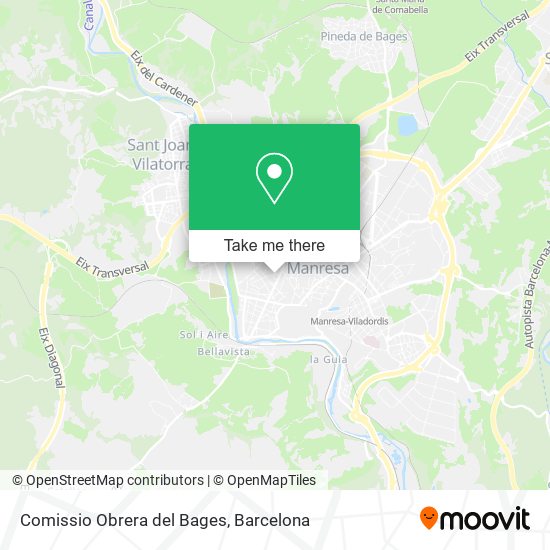 Comissio Obrera del Bages map