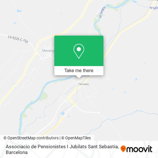 Associacio de Pensionistes I Jubilats Sant Sebastia map