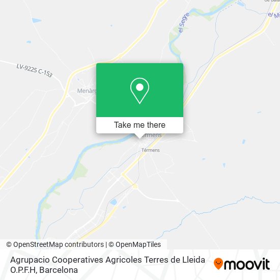 Agrupacio Cooperatives Agricoles Terres de Lleida O.P.F.H map