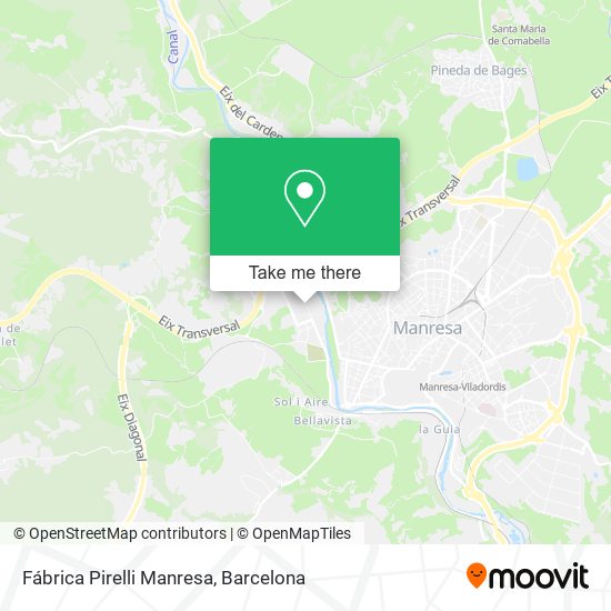 Fábrica Pirelli Manresa map
