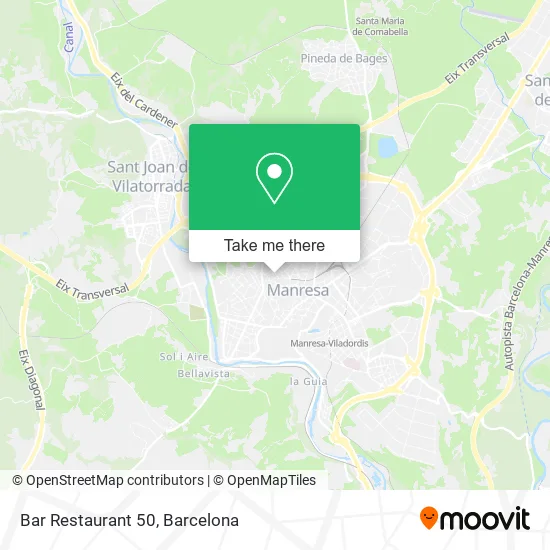 Bar Restaurant 50 map