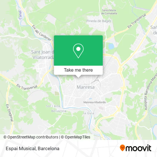 Espai Musical map