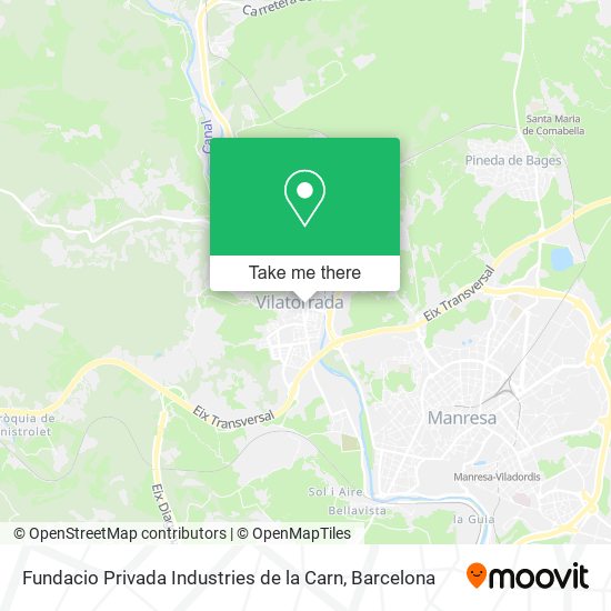 Fundacio Privada Industries de la Carn map