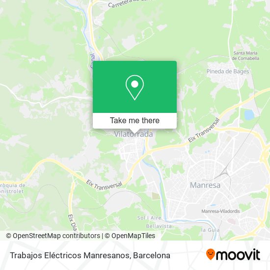 Trabajos Eléctricos Manresanos map
