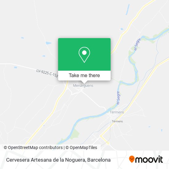 Cervesera Artesana de la Noguera map