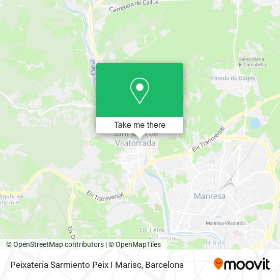 Peixateria Sarmiento Peix I Marisc map