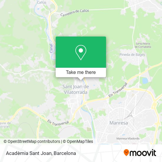 Acadèmia Sant Joan map
