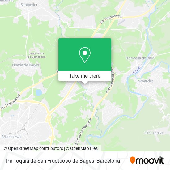 Parroquia de San Fructuoso de Bages map