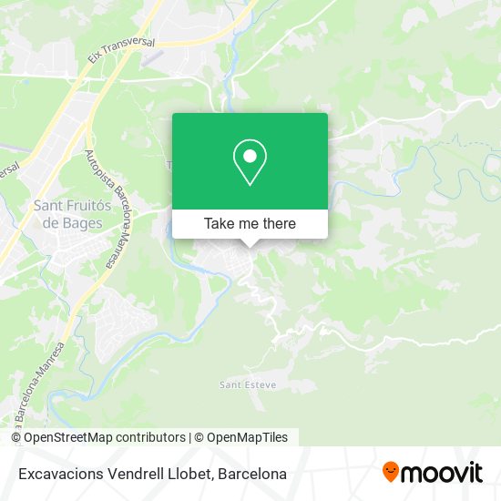 Excavacions Vendrell Llobet map