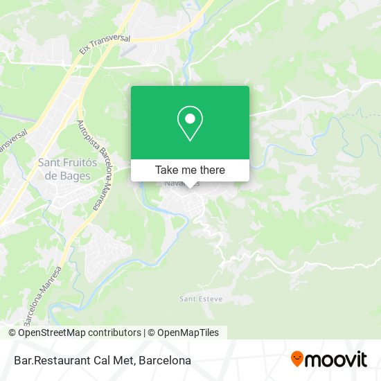 Bar.Restaurant Cal Met map