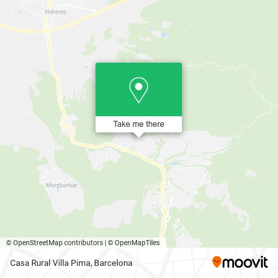 Casa Rural Villa Pima map