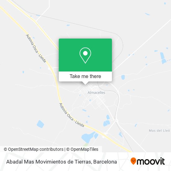 Abadal Mas Movimientos de Tierras map