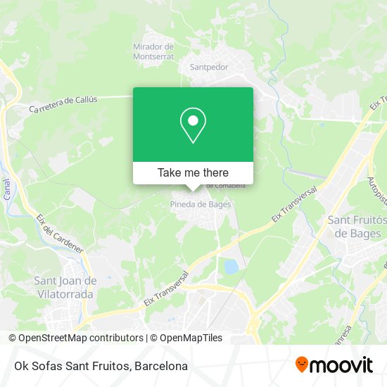 Ok Sofas Sant Fruitos map