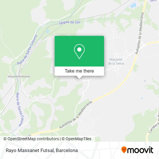 Rayo Massanet Futsal map