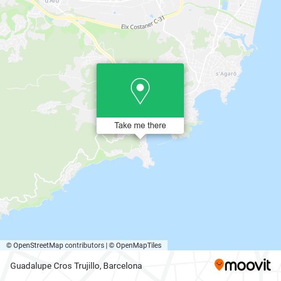 Guadalupe Cros Trujillo map