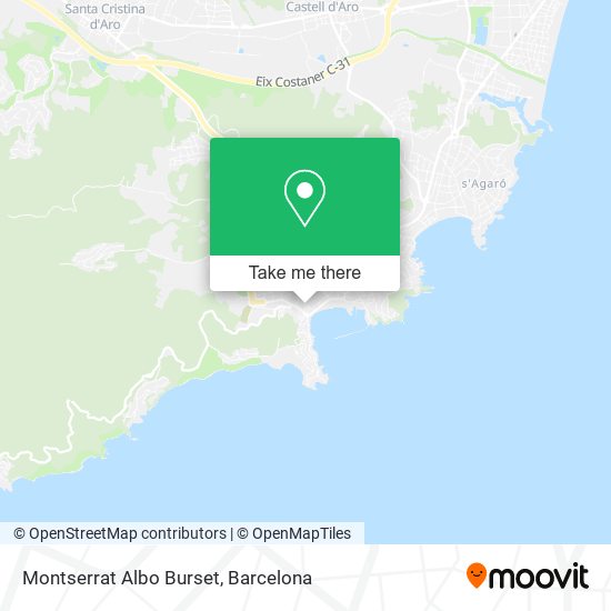 Montserrat Albo Burset map