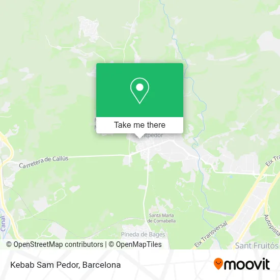 Kebab Sam Pedor map