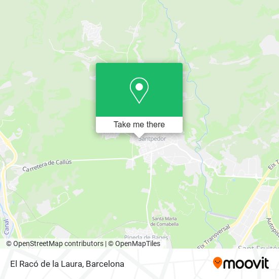 El Racó de la Laura map