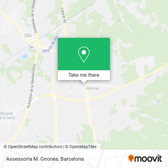 Assessoria M. Gironès map