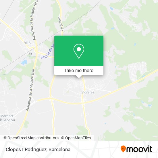 Clopes I Rodríguez map